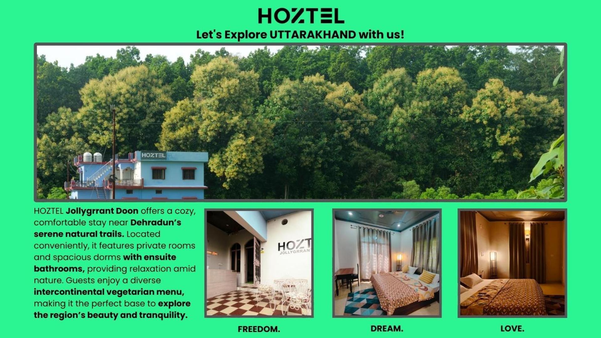 Hoztel Jollygrrant Doon Hostel Rāni Pokhri Kültér fotó